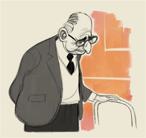 Borja Montoro Character Design Old Man