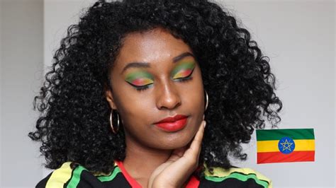 La première bande (verte) rend hommage à la beauté naturelle du pays, à ses bois et ses écosystèmes. MAKEUP DRAPEAU : ÉTHIOPIE - YouTube