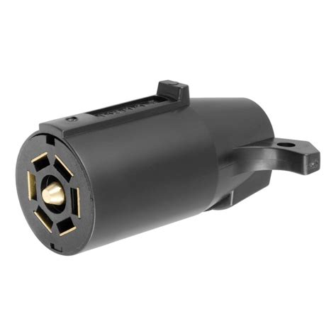 Custom wiring is the ideal solution for installing trailer light wiring on your vehicle. CURT 7-Way RV Blade Connector Plug (Trailer Side, Black Plastic, Packaged)-58141 - The Home Depot