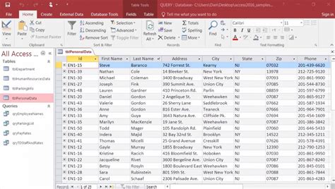 Microsoft Access Dashboard