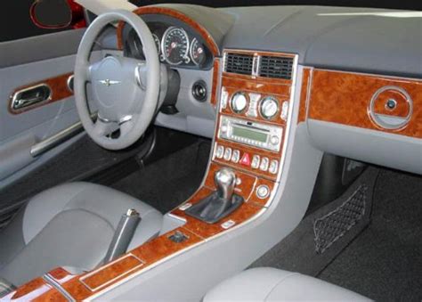 Chrysler Crossfire Interior Burl Wood Dash Trim Kit Set 2004 2005 2006