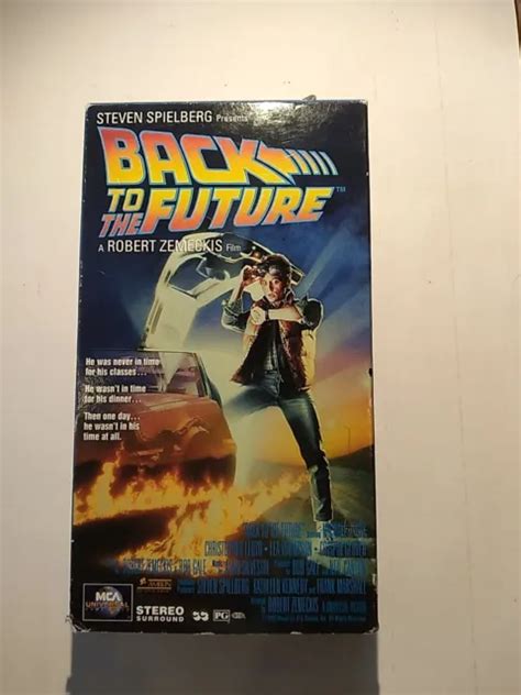 Back To The Future Vhs 1986 80196 Hi Fi Speilberg Mca Universal