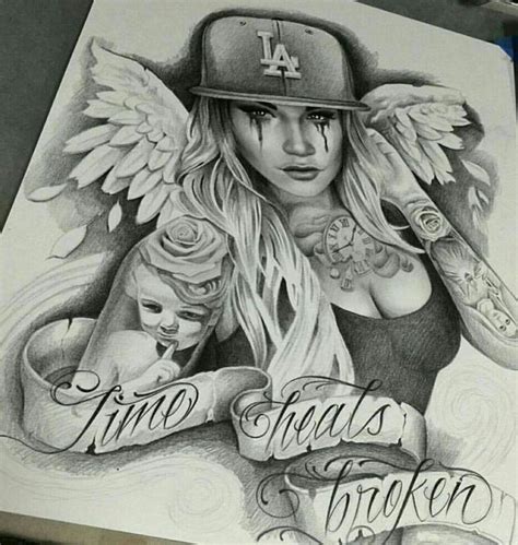 Chicano Arte Chicano Drawings Chicano Art Tattoos Tattoo Design Drawings Cool Drawings Body