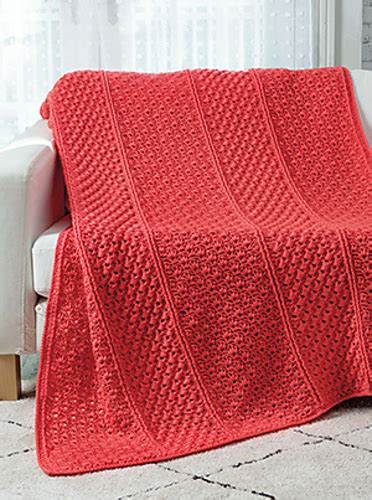 Ravelry Textured Panels Throw Pattern By Margret Willson