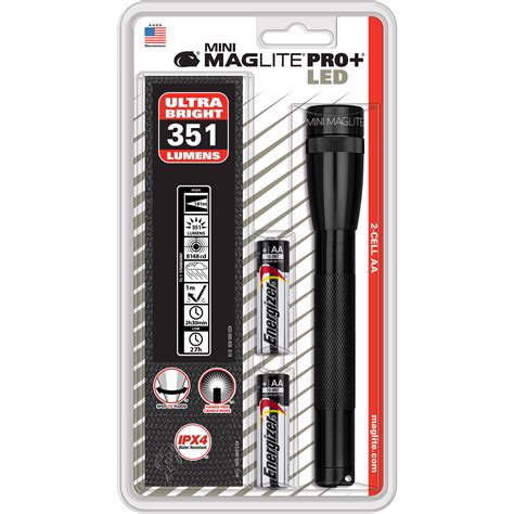 Maglite Mini Maglite Pro 2aa Led Flashlight Sp2p017 Bandh Photo