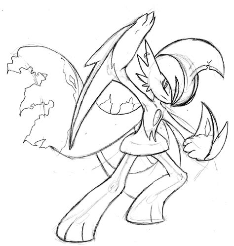 Mega Gallade Coloring Pages Coloring Pages