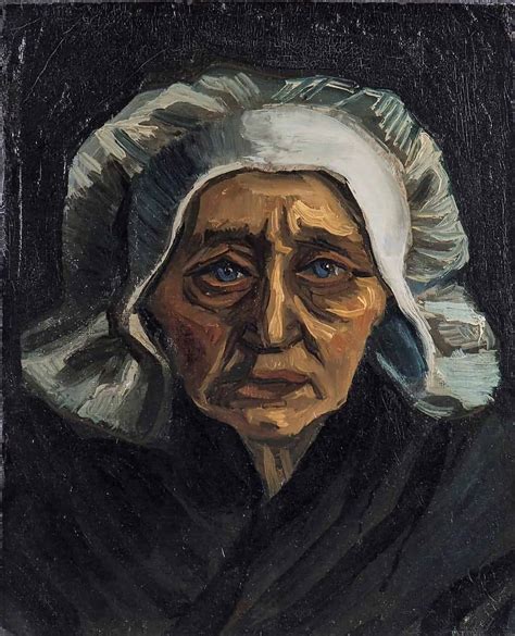 Retrato De Una Anciana Con Cofia Blanca Museo Van Gogh