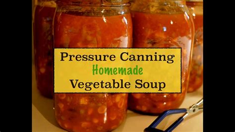 Canning Homemade Vegetable Soup