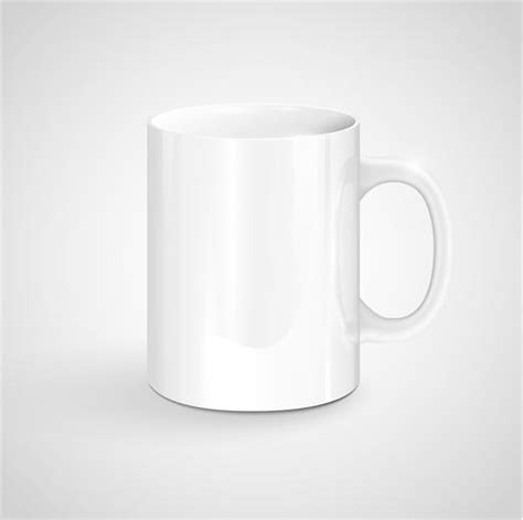 Realisctic white mug, vector 320108 Vector Art at Vecteezy