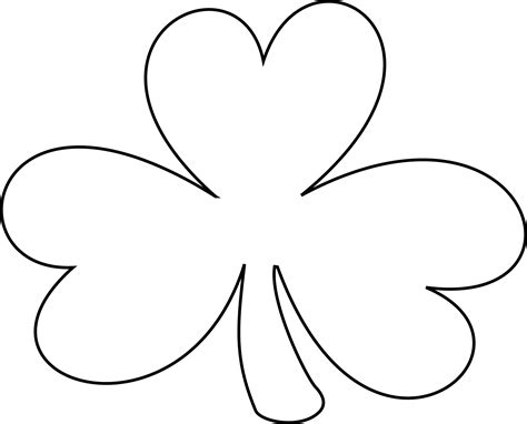Leaf Clover Clipart Black And White Free Cliparts Download Images On Clipground
