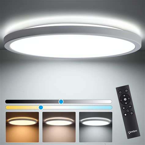 Buy Oeegoo 12inch 24w Dimmable Led Flush Mount Ceiling Light Fixture