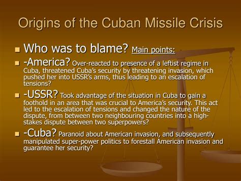 Ppt Cuban Missile Crisis Powerpoint Presentation Free Download Id