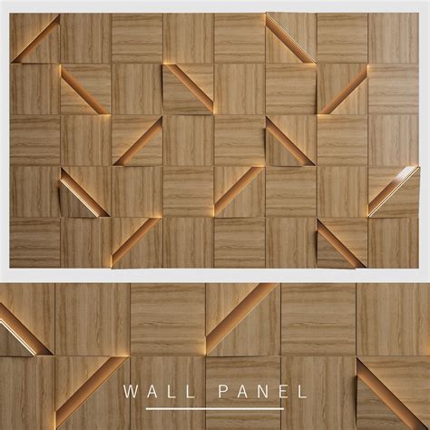 3d Model Wall Panel 31 Wood Wall Cgtrader