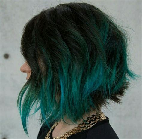 Ombre colors on your hair means going for dark shades on the roots and gradually lightening the color towards the ends. Pin by Erin Meeks on Hair | Turquoise hair, Hair styles ...