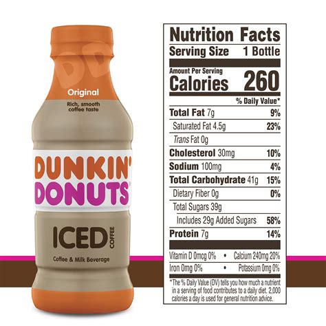 Dunkin Donuts Bottled Iced Coffee