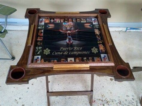 Maybe you would like to learn more about one of these? Domino table boxing champs | Domino table, Custom dominoes ...