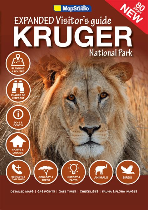 Expanded Visitors Guide Kruger National Park Map Studio
