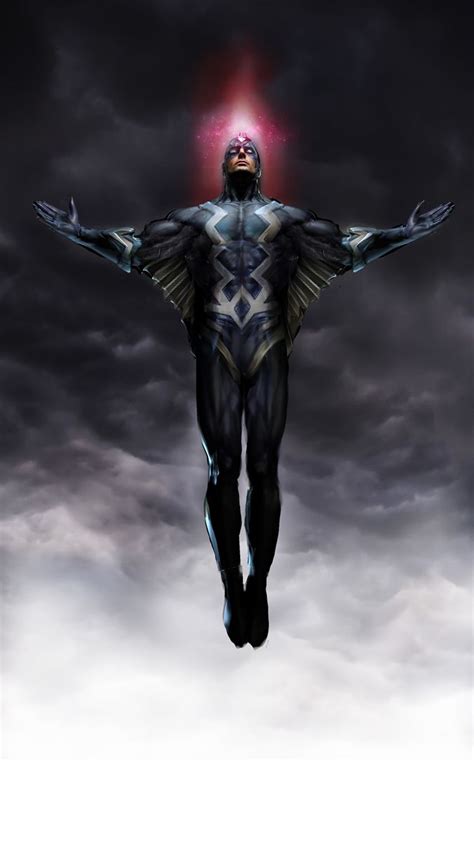 Cyberwolf Black Bolt Fan Art Created By John Black Bolt Marvel