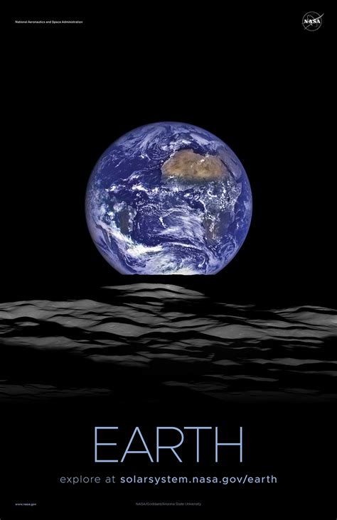 Earth Poster Version C Solar System Exploration Nasa Science