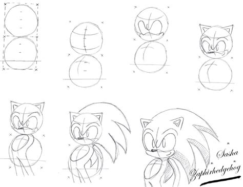 Sonic Por Sashazaphirhedgehog Dibujando