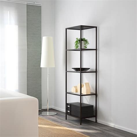 Durch die glasböden bekommen auch pflanzen genügend licht. VITTSJÖ Regal - schwarzbraun/Glas - IKEA Österreich