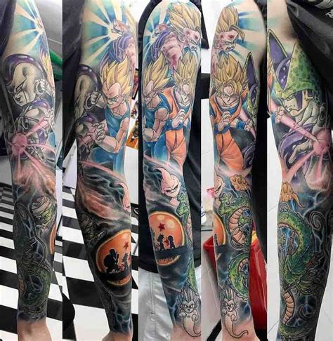 Dragon ball tattoos are one of the most famous media franchise hailing from japan. The Very Best Dragon Ball Z Tattoos | Z tattoo, Dragon ...