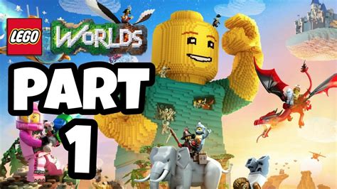 Lego Worlds Ps4 Gameplay Free Roam And Story Mode Best Lego Game Ever