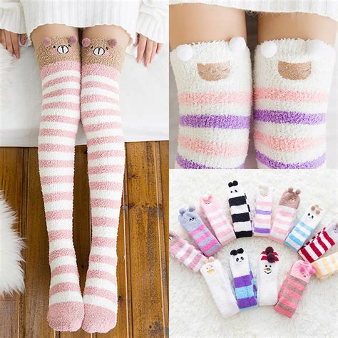Thigh High Socks Cute Lovely Kawaii Long Thigh High Socks Japanese Girl