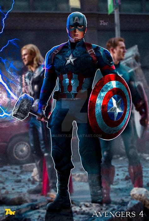 Poster Captain America Back In Time Avengers 4 By 4n4rkyx On Deviantart