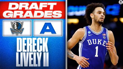 Mavericks Trade Up For Derek Lively Ii With No 12 Overall Pick I 2023