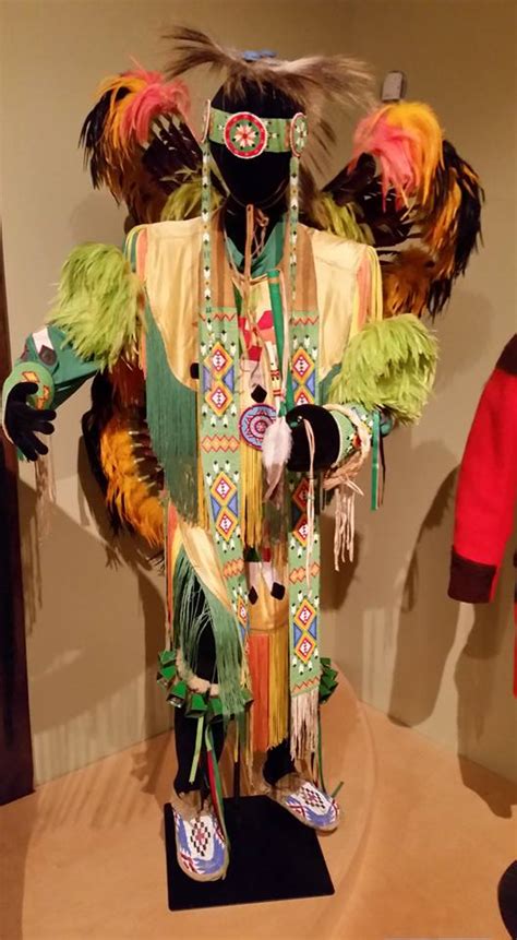 Traditional Cree Native Clothing At A Museum In The Pas Manitoba July 2016