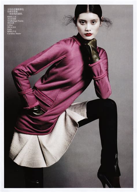 ASIAN MODELS BLOG EDITORIAL Ming Xi In Vogue China August 2011
