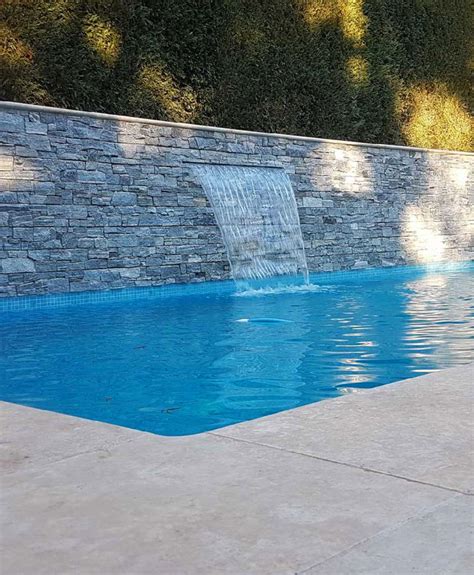 Interior Pool Tiling Feature Waterfall And Surround Pavepro