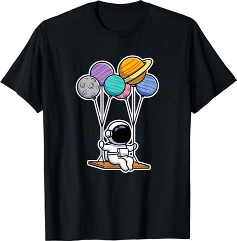 Amazon Space Astronaut Shirt Planets Swing T Shirt Clothing