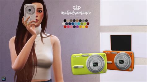 Camera Deco Acc At In A Bad Romance Sims 4 Updates