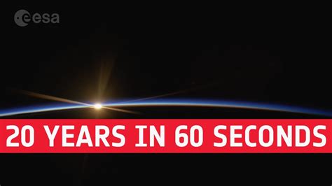 International Space Station 20 Years In 60 Seconds Youtube