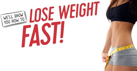 Get Healthy How To Lose Weight Fast And Effectively