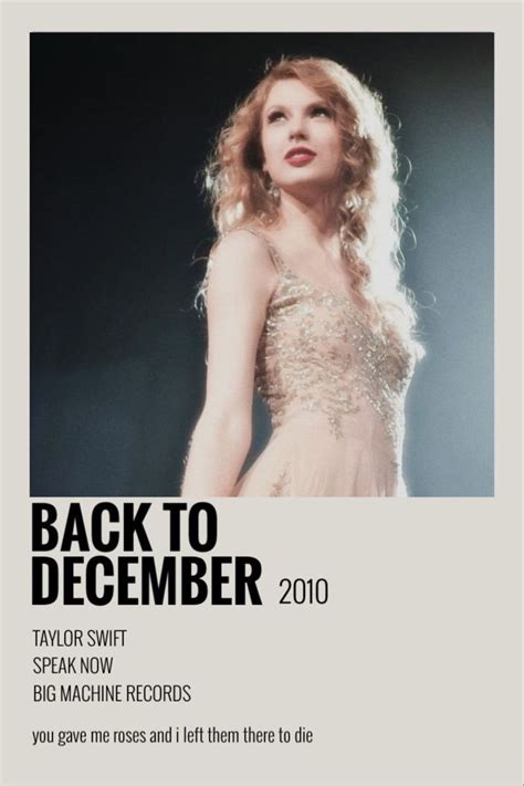 Back To December Taylor Swift Album Cover Taylor Swift Album Taylor