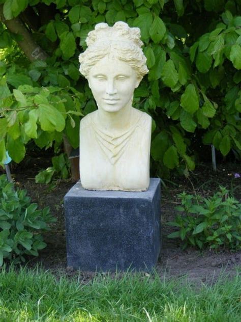 Large Garden Sculpture Aphrodite Greek Stone Statue Female Bust