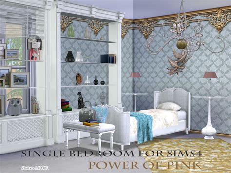 Shinokcrs Power Of Pink Single Bedroom Samsimmies Sims 4 Stuff