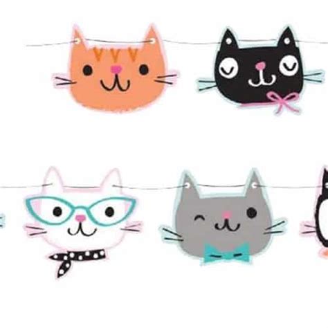 Buy Purrfect Kitten Party Shaped Banner Fun Party Supplies