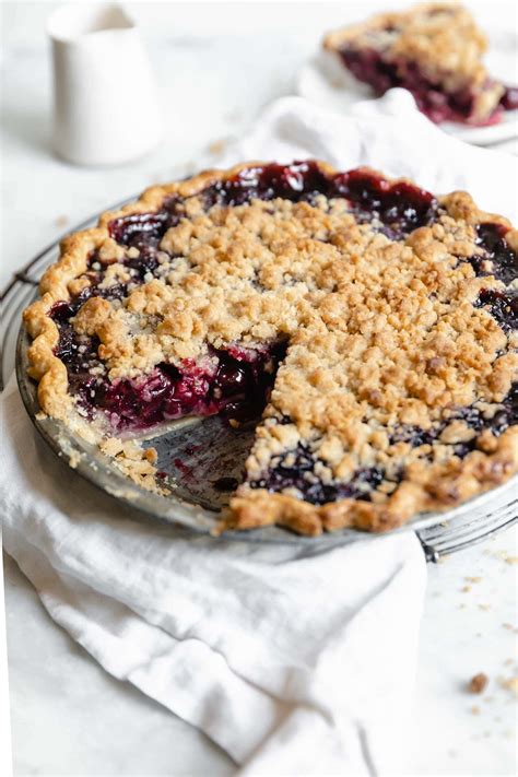 Cherry Pie With Crumb Topping Broma Bakery