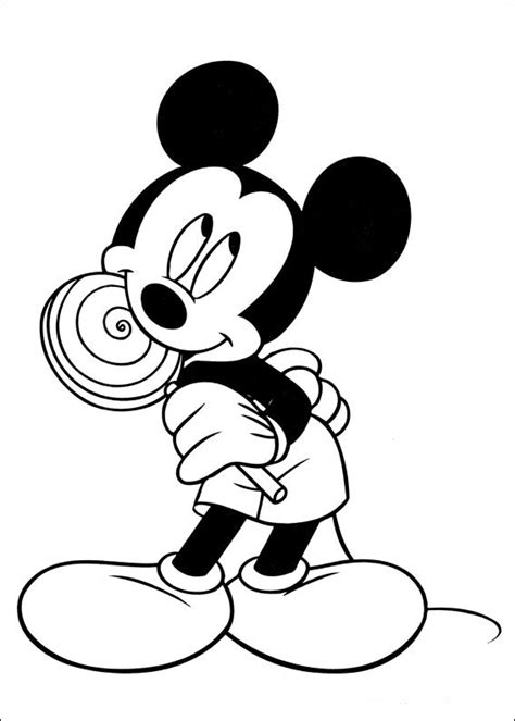 Mickey Mouse Printen Kleurplaat 31