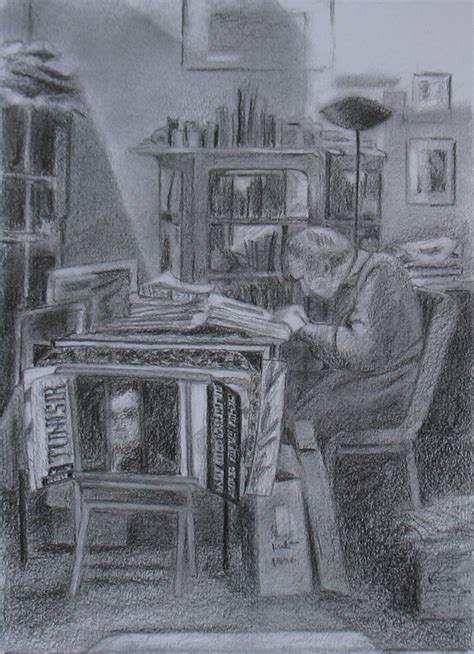 Bookseller In The Marais Art Of Martha Ives