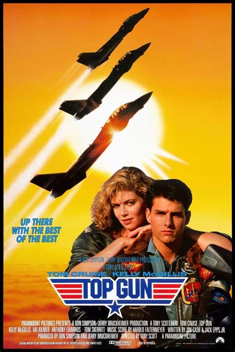 Top Gun 1986 80s Official Original Tom Cruise Movie Cinema Print