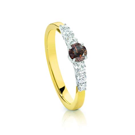 Australian Chocolate Diamond Ring Argyle Jewellers
