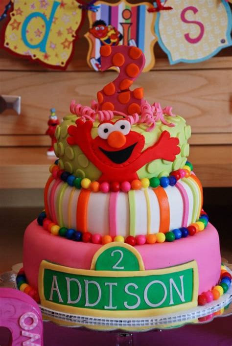 Want to try them for a girl. 2Nd Birthday Girl Elmo Cake - CakeCentral.com