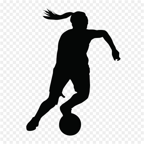 Free Girl Soccer Player Silhouette Download Free Girl Soccer Player