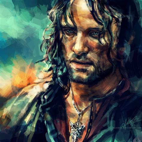 Lordoftherings Lotr Hobbit Aragorn By Alice X Zhang Digital Painter