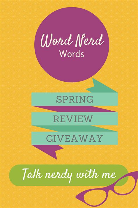 Word Nerd Vocabulary Quiz Spring Edition Diary Of A Word Nerd